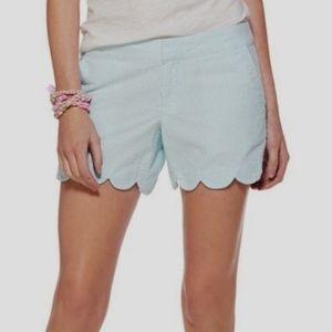 Lilly Pulitzer Green Seersucker Shorts
